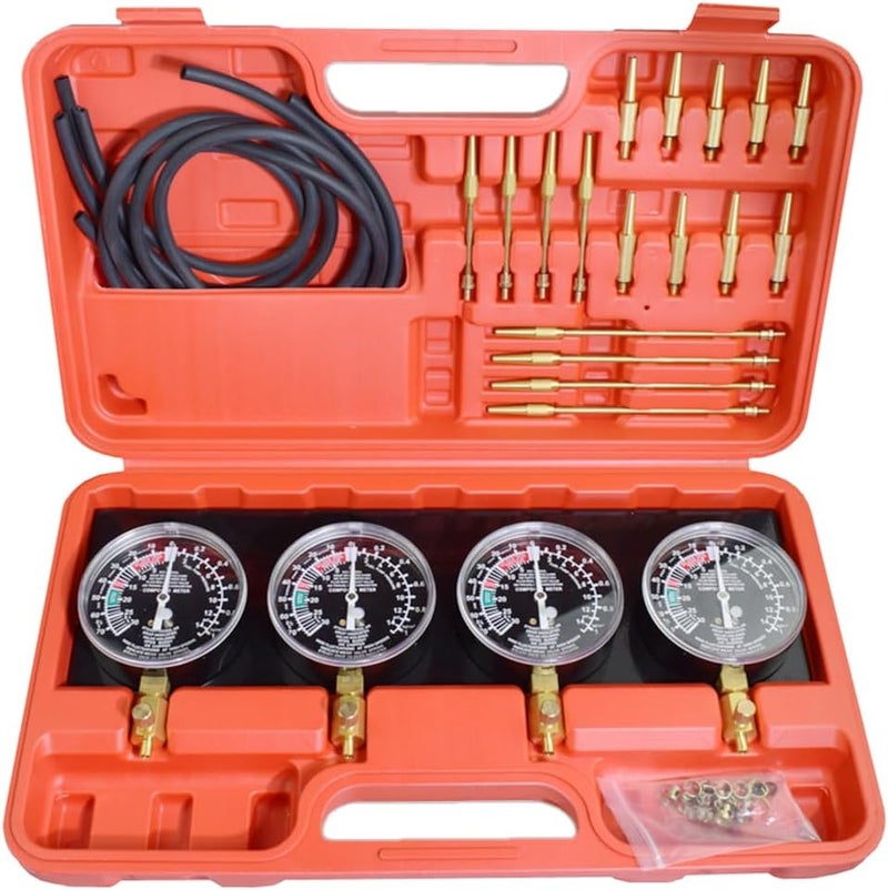 Alltooetools Universal Vacuum Carburetor Synchronization Balancer Gauge Carb Synchronizer Adjustment Tool Kit Compatible with Motorcycle BMW Honda Yamaha Kawasaki Suzuki GS KZ XS CB 550 650 750 - Image 1